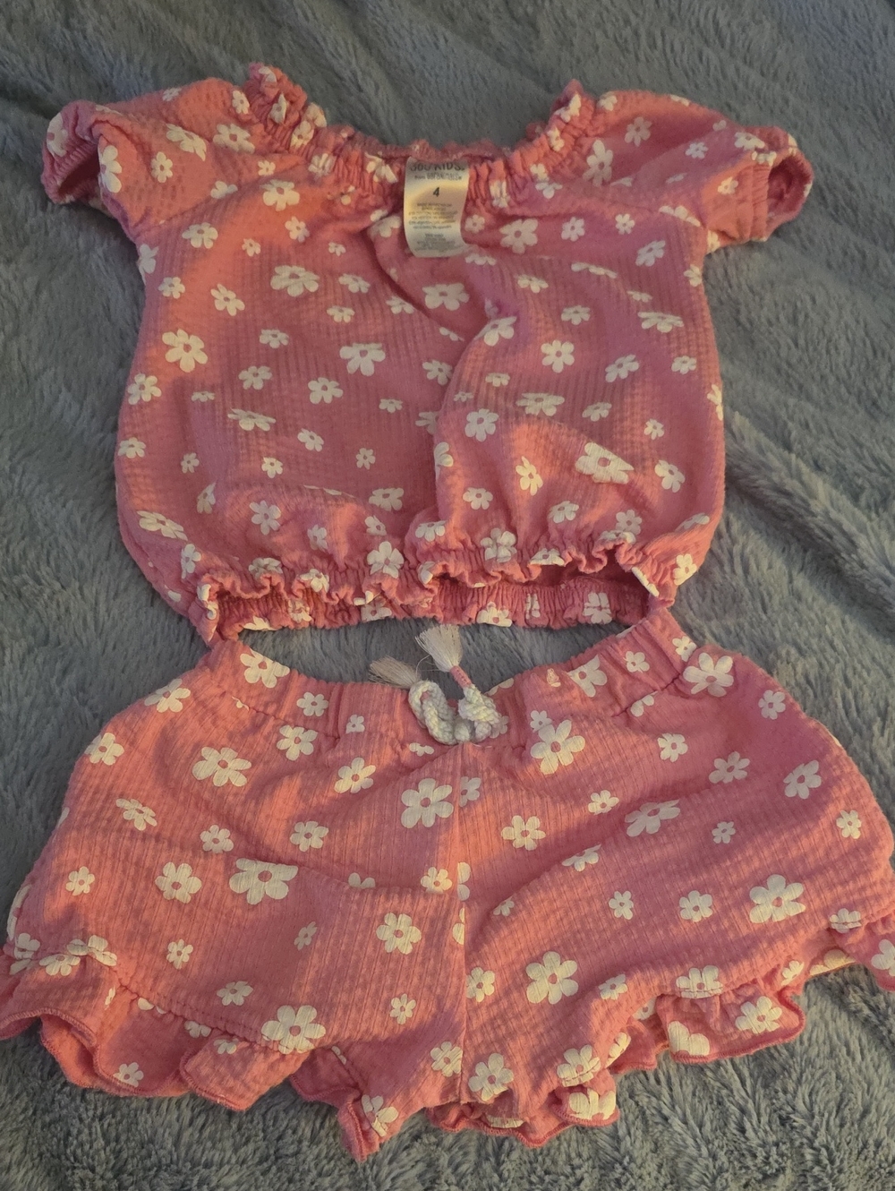 Garanimals Pink Floral Girls Two-Piece Underwear Set